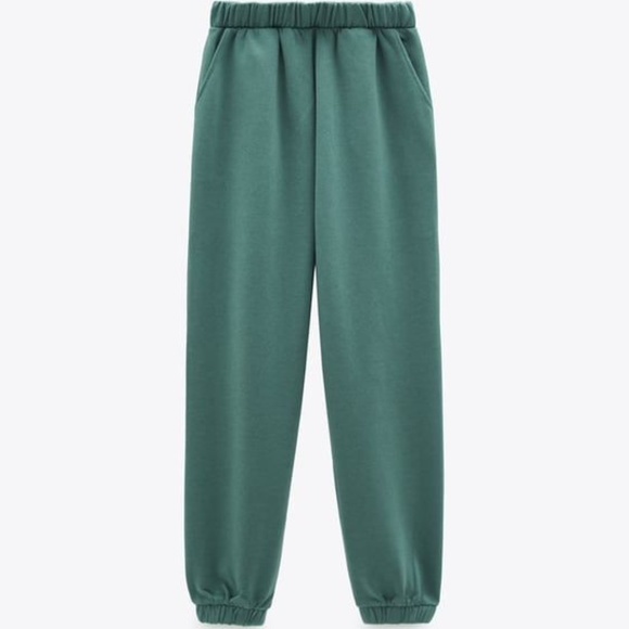 NWT Zara Plush Jogging Pants - Picture 1 of 4